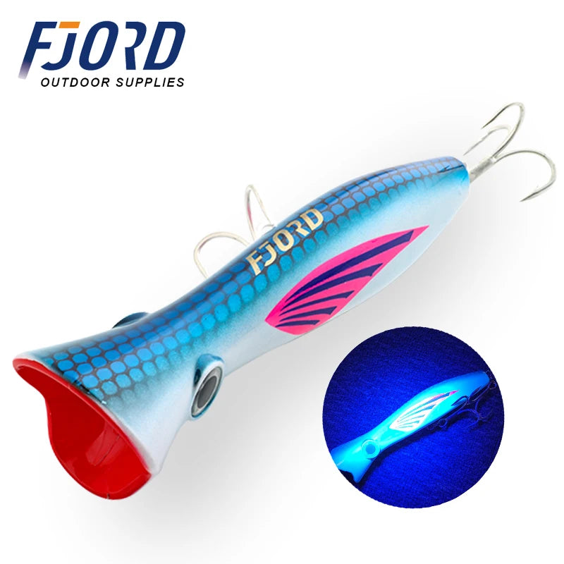 HookUpCo. Fjord Poppers Fishing Lure 165mm 82g - HookUpCo.