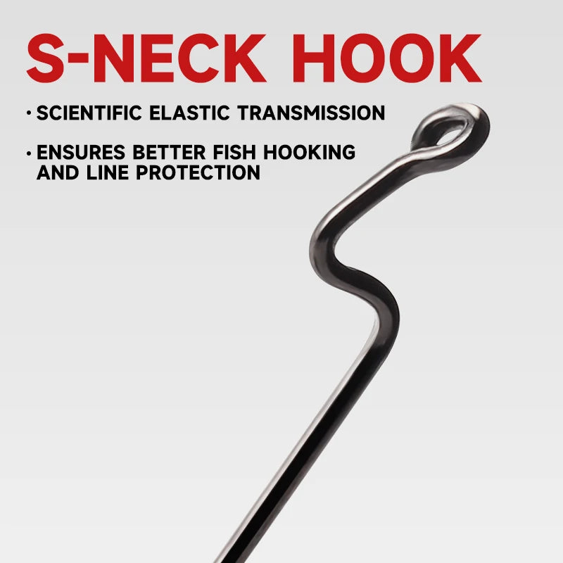 HookUpCo. 10-Pack Offset Fishing Hooks Set - HookUpCo.