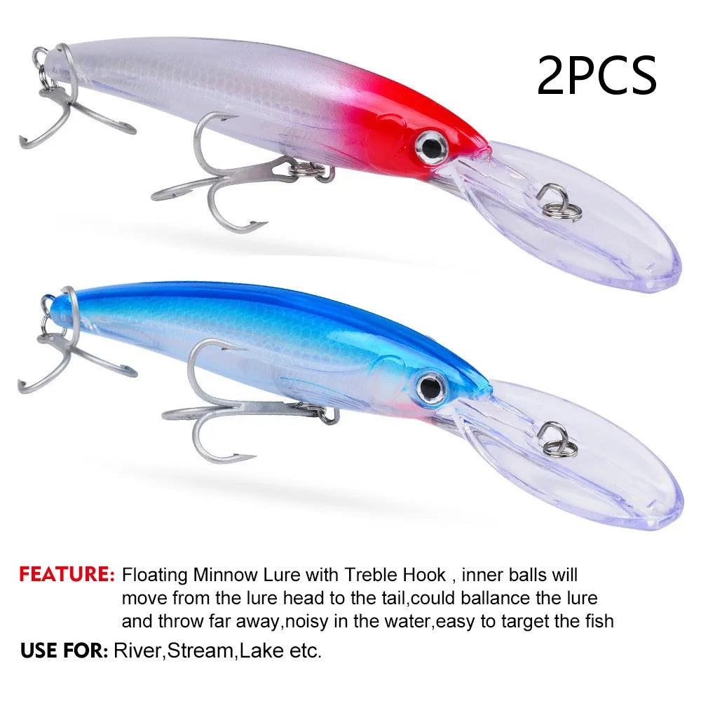 HookUpCo. Floating Fishing Lure for Bass Tackle - HookUpCo.