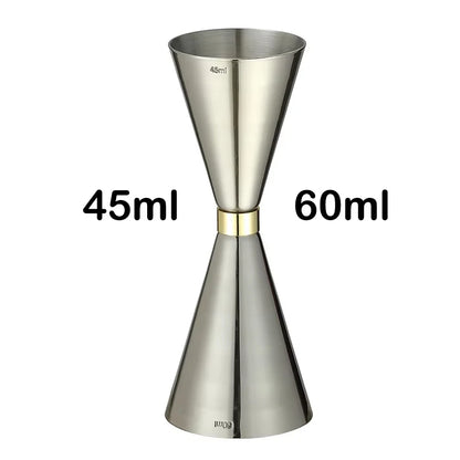 HookUpCo. Stainless Steel Cocktail Jigger Tool