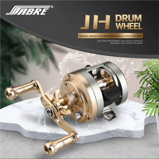 Heavy Duty Baitcasting Reel for Bass Fishing - Deep Spool Design