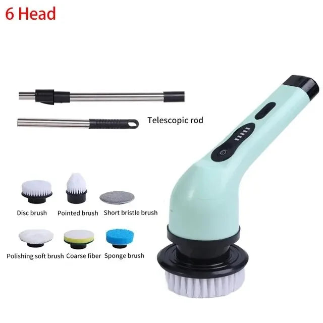 Rotating Wireless Cleaning Brush