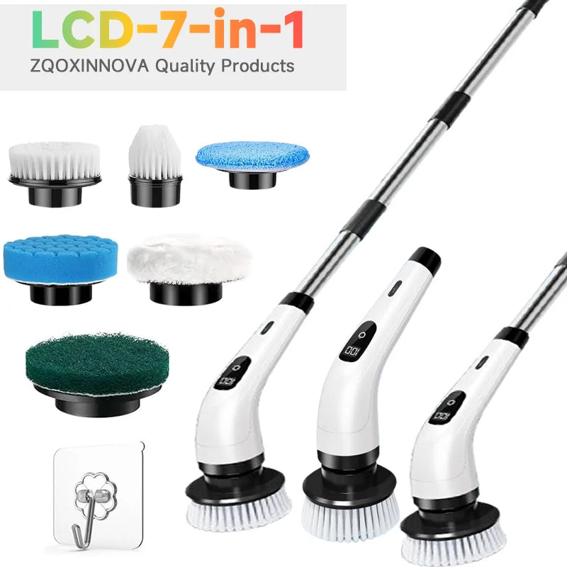 Cordless Spin Scrubber for Easy Cleaning