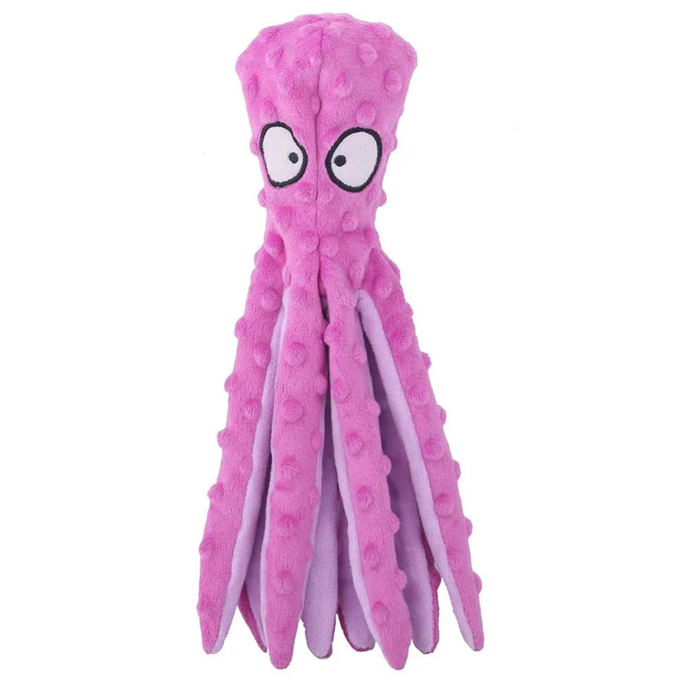 HookUpCo. Plush Octopus Toy for Teething Puppies