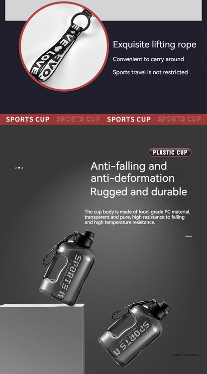HookUpCo. Large Capacity Sports Water Bottle - HookUpCo.