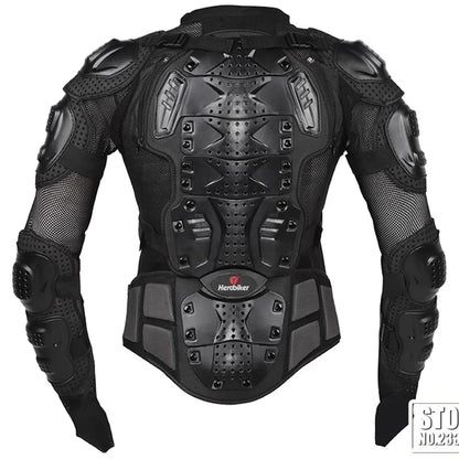 5XL Motorcycle Jacket with Full Body Armor for Safety