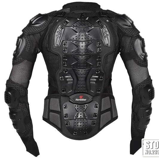5XL Motorcycle Jacket with Full Body Armor for Safety