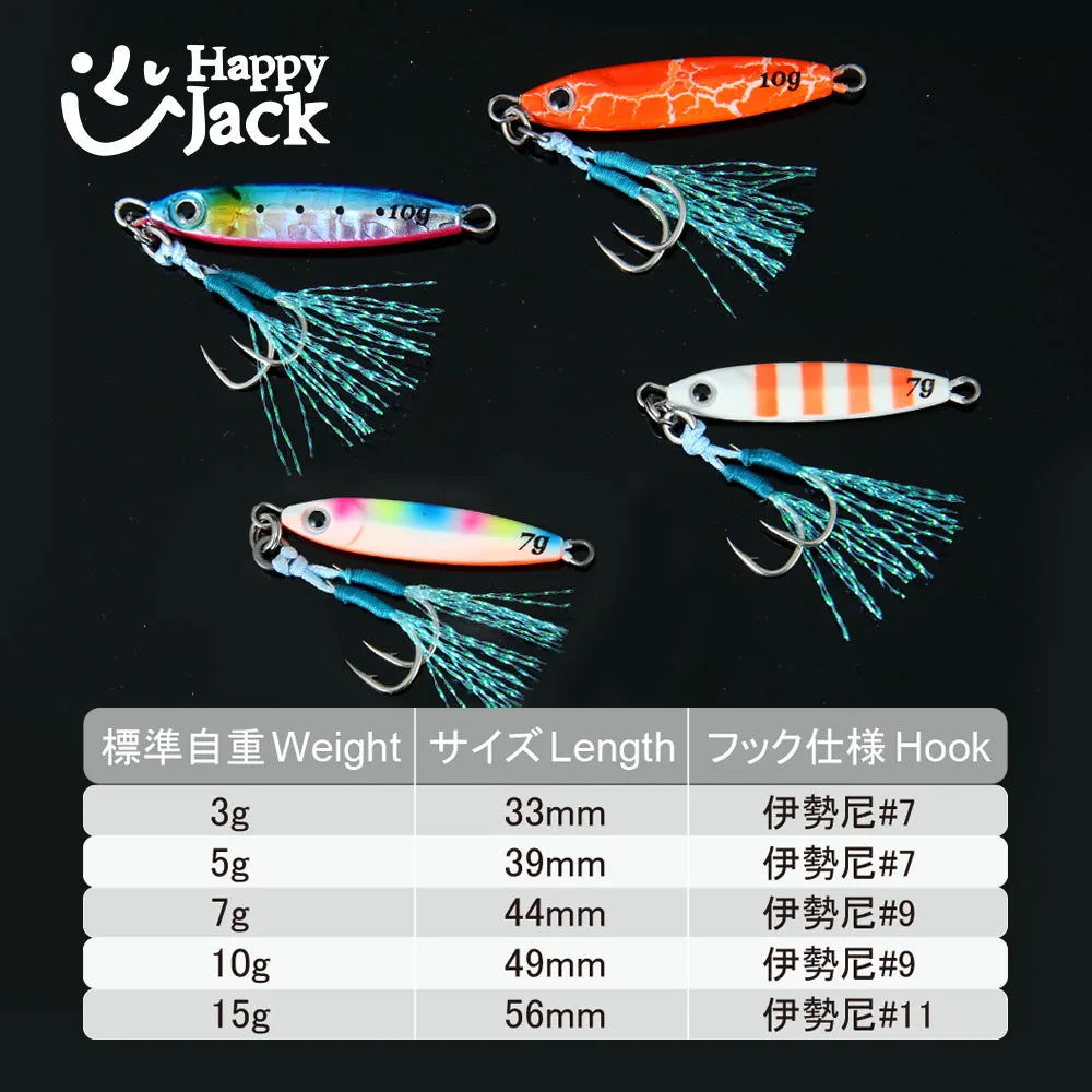 HookUpCo. Mini Jigging Spoon Fishing Lure Set