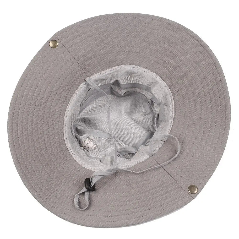 HookUpCo UV Wide Brim Bucket Hat