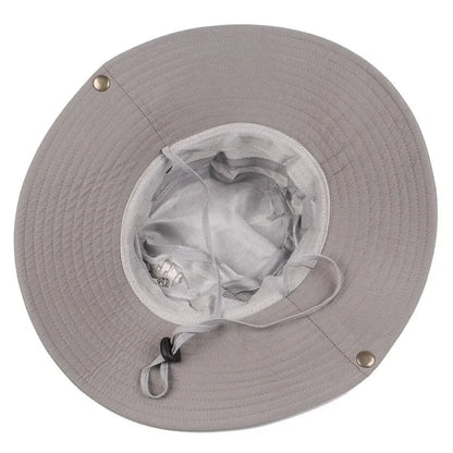 HookUpCo UV Wide Brim Bucket Hat