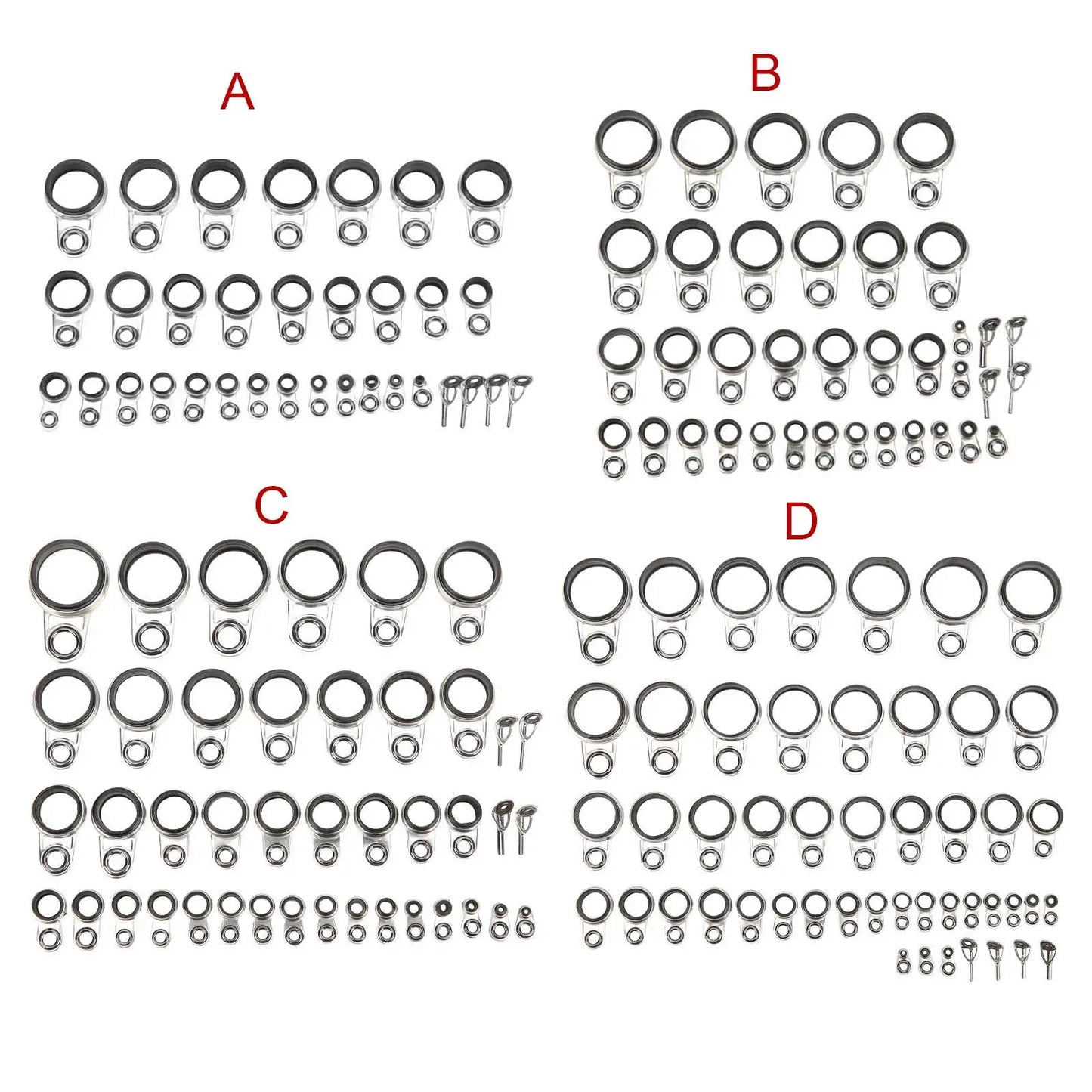 HookUpCo. Fishing Rod Guides Line Ring Set - HookUpCo.