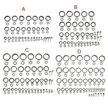 HookUpCo. Fishing Rod Guides Line Ring Set - HookUpCo.