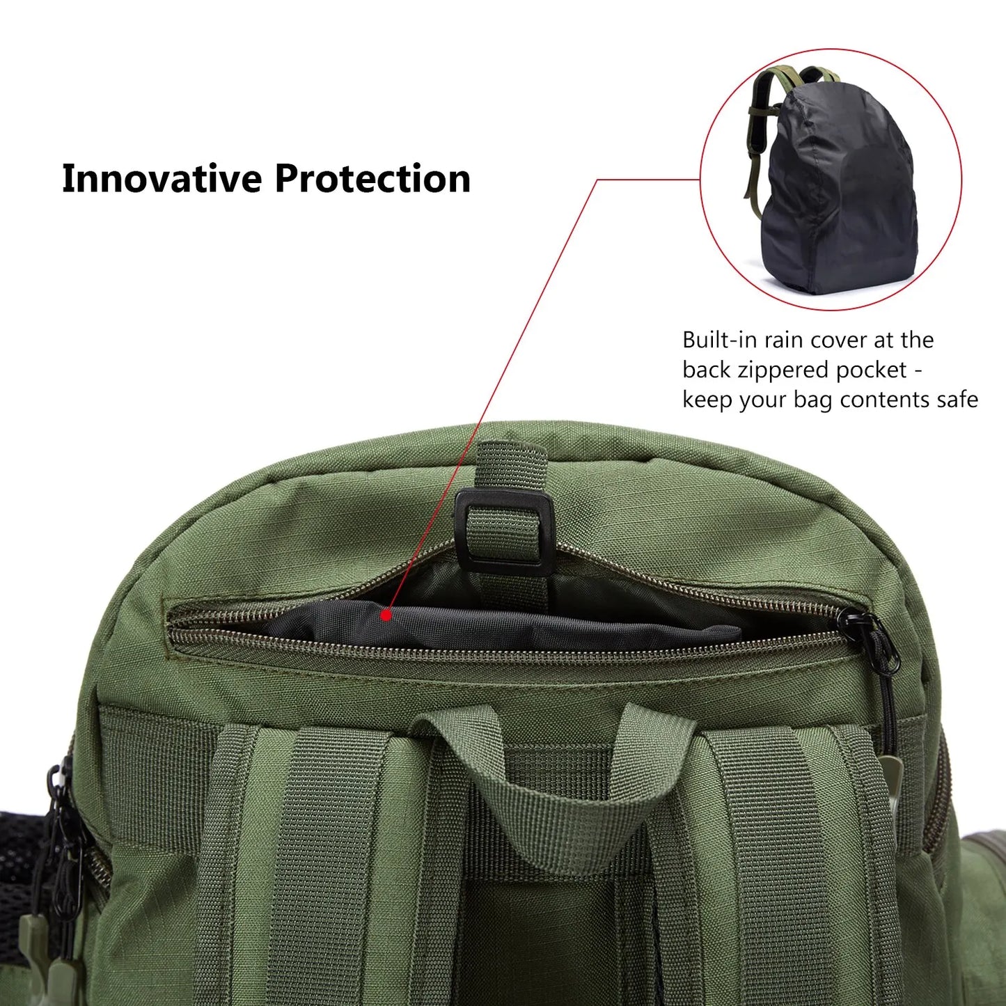 Lightweight Tactical Fishing Tackle Backpack - HookUpCo.