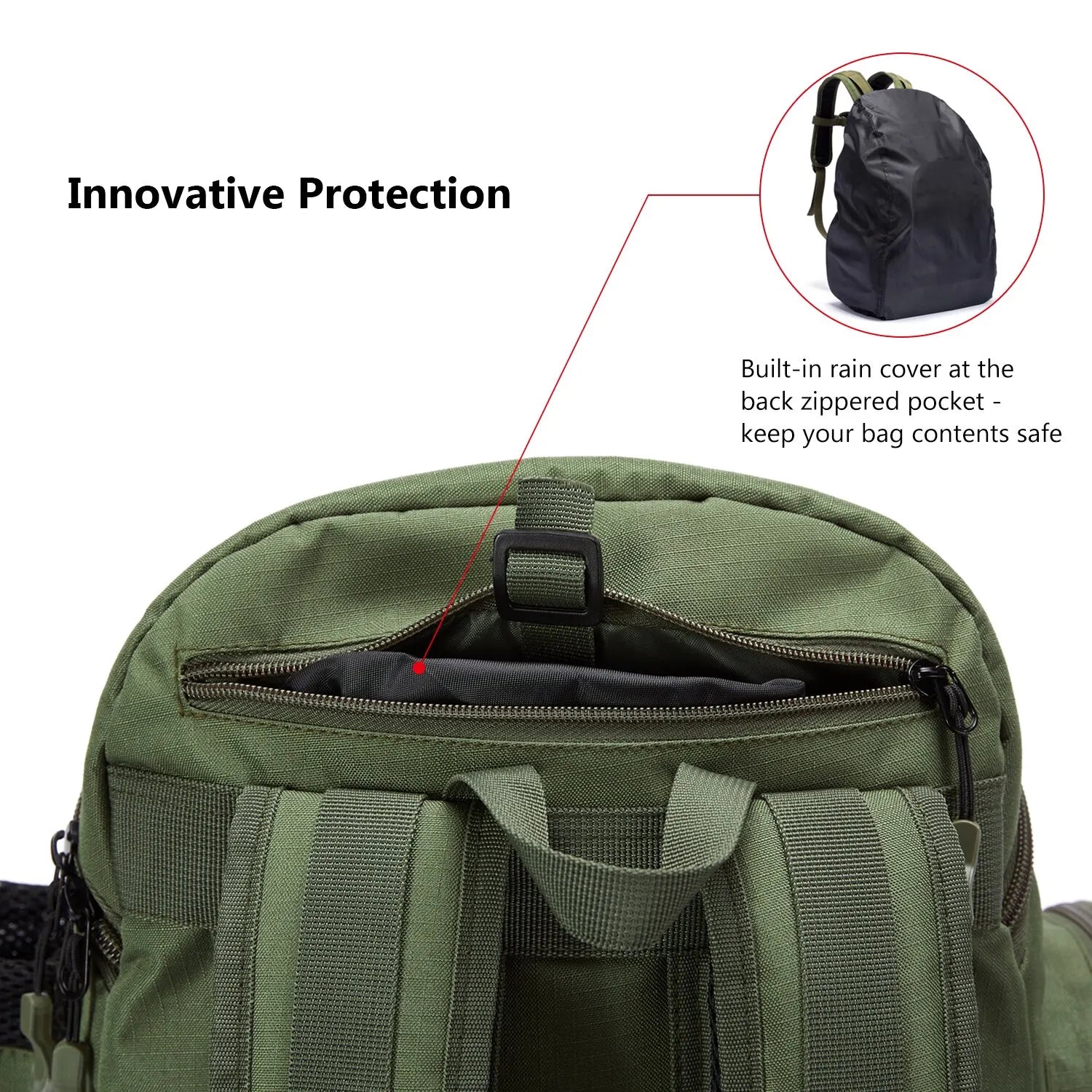Lightweight Tactical Fishing Tackle Backpack - HookUpCo.