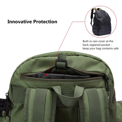 Lightweight Tactical Fishing Tackle Backpack - HookUpCo.