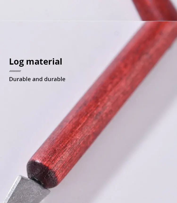 6-Piece Pottery Tool Set with Double-Ended Wire Knives