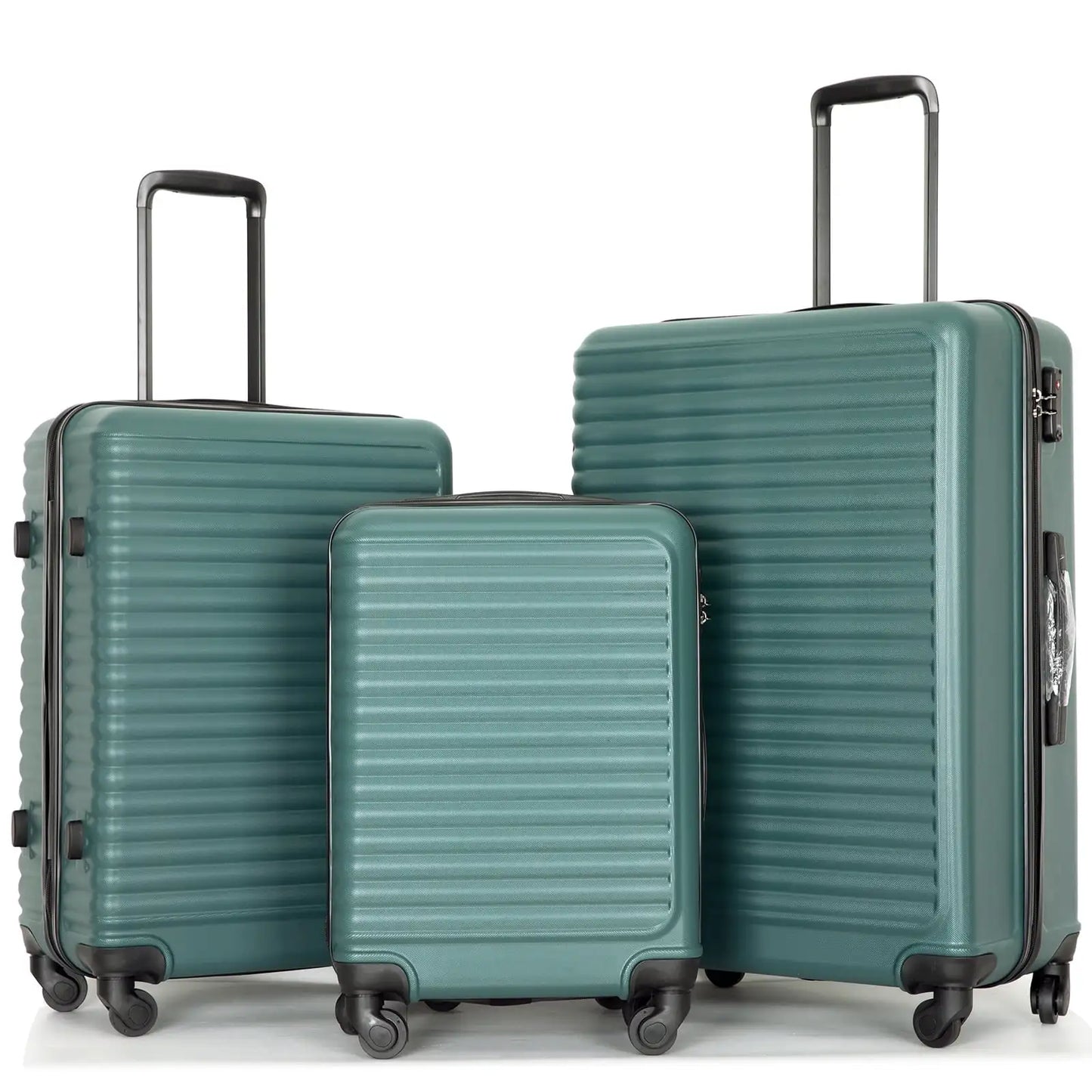 HookUpCo. Durable Hardside Luggage Set