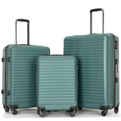 HookUpCo. Durable Hardside Luggage Set
