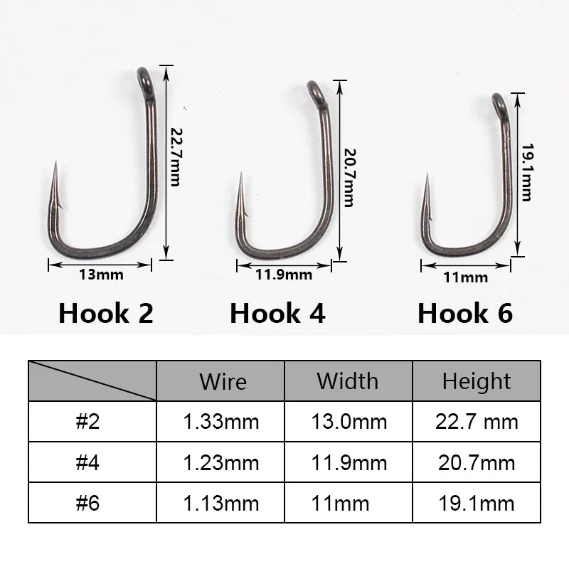 HookUpCo. 10 Ultra Sharp PTFE Coated Fishing Hooks - HookUpCo.