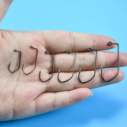 HookUpCo. 60Pcs High Carbon Steel Fishing Hooks - HookUpCo.