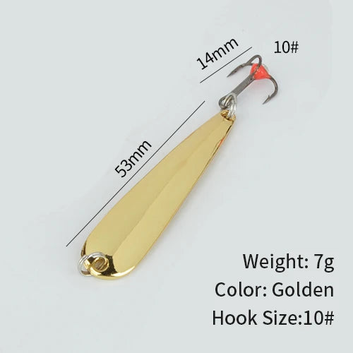 HookUpCo. Winter Ice Fishing Metal Jig Lures