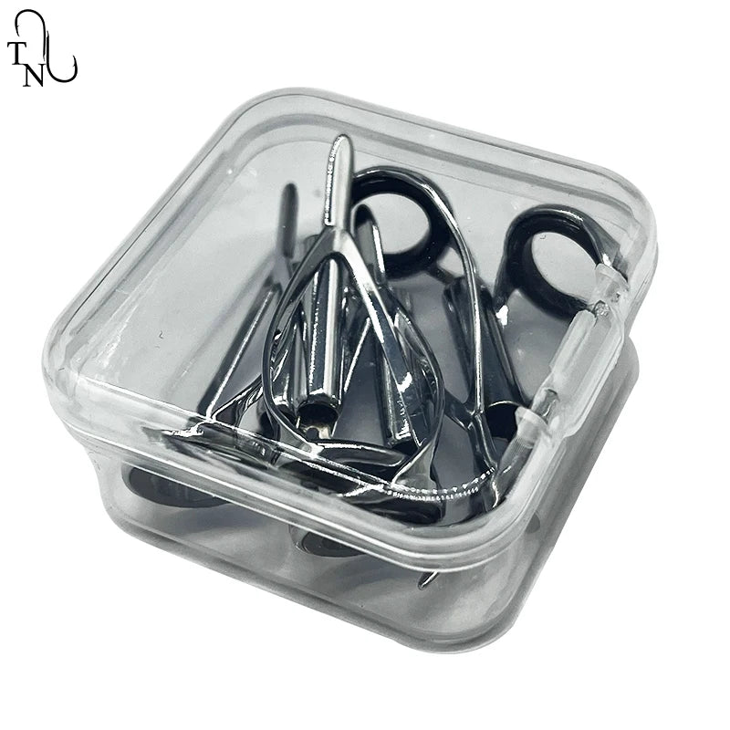 Smooth Iron Fishing Rod Tip Guides Repair Kit