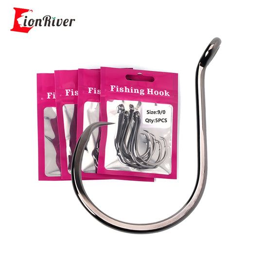 HookUpCo. Heavy-Duty Black Nickel Fishing Hooks - HookUpCo.