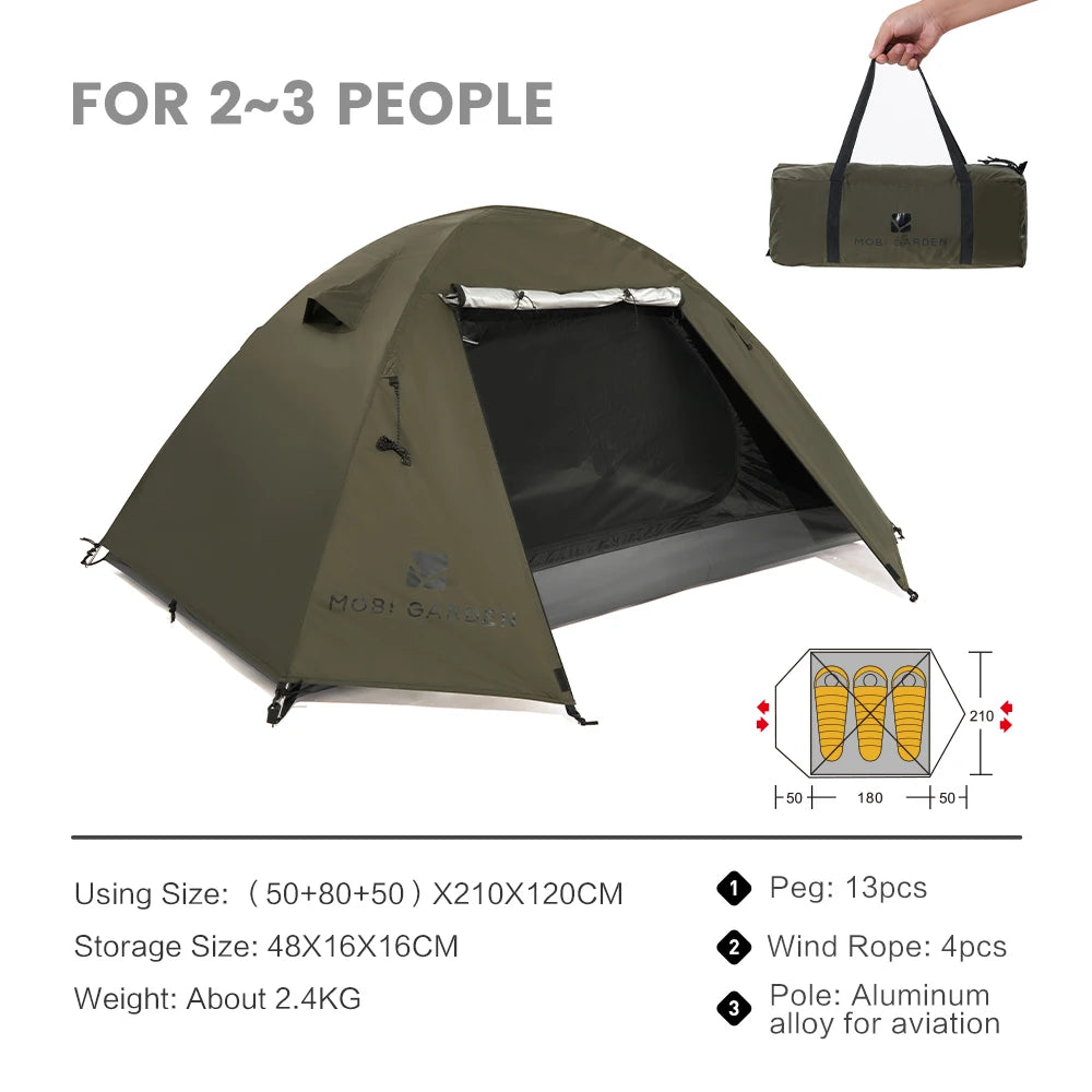 HookUpCo. Waterproof Camping Tent with Sun Protection - HookUpCo.