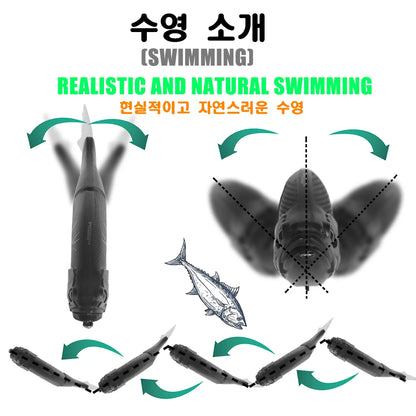 HookUpCo. Slow Sinking SwimBaits for Bass Fishing