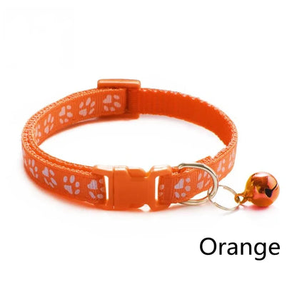 HookUpCo. Colorful Pet Collar with Safety Bell