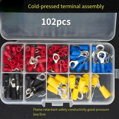 HookUpCo. 480PCS Insulated Wire Connector Kit with Terminals