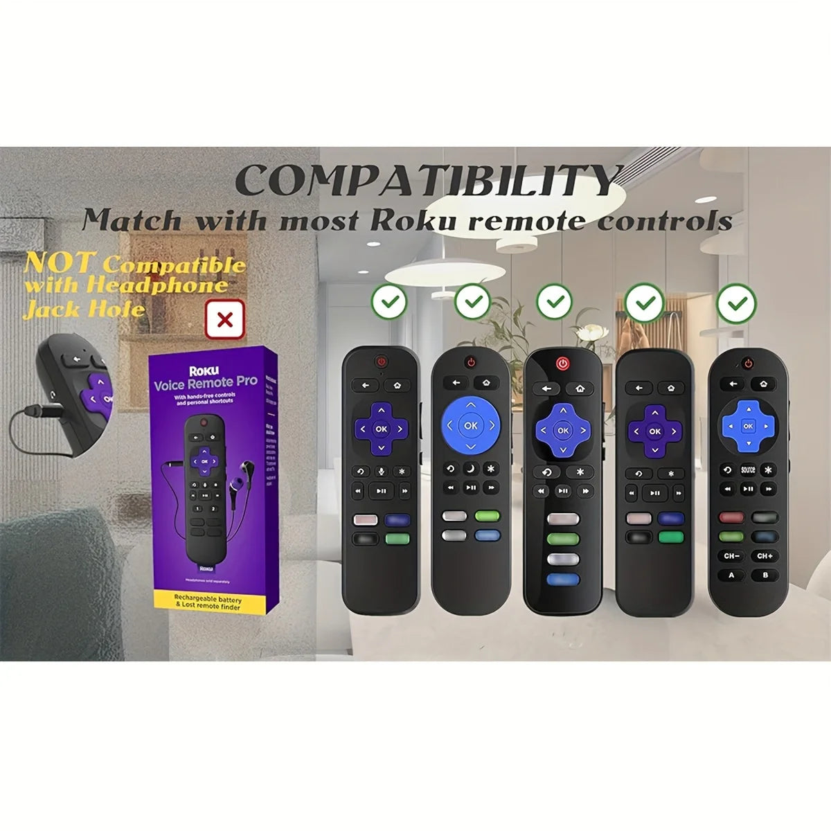 Luminous Silicone Remote Control Set for TCL TVs