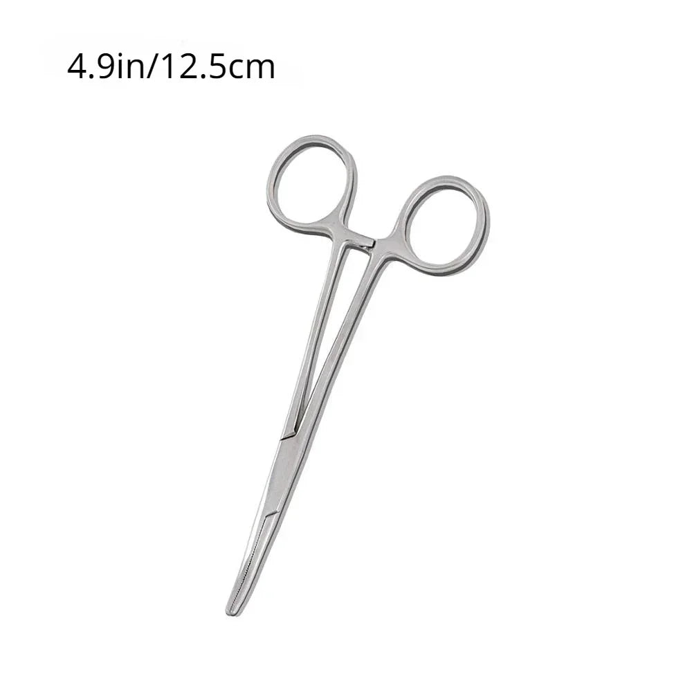 Curved Tip Stainless Steel Hook Remover Pliers for Precision