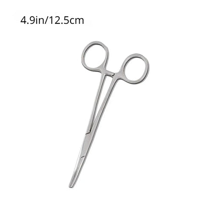 Curved Tip Stainless Steel Hook Remover Pliers for Precision