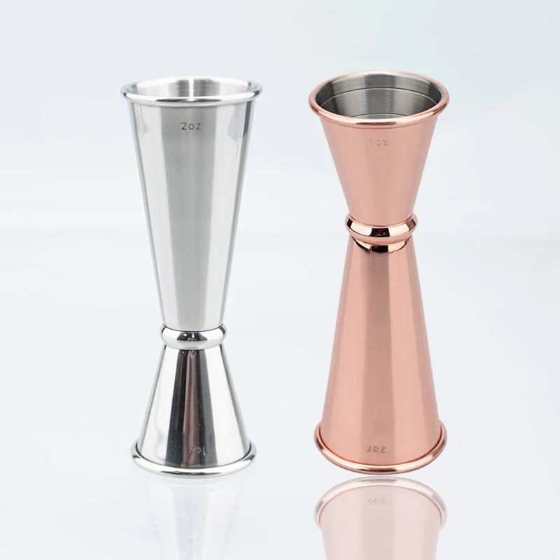 HookUpCo. Stainless Steel Cocktail Jigger Set
