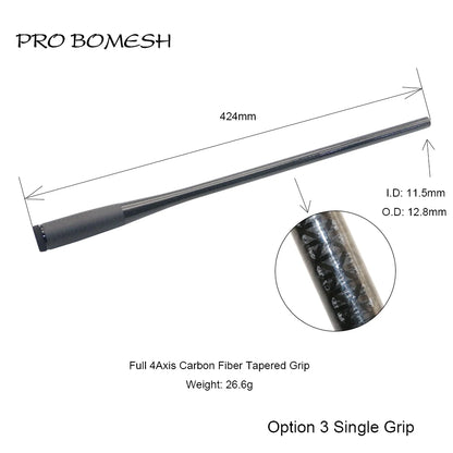 HookUpCo. Carbon Fiber Taper Grip Fishing Handle - HookUpCo.