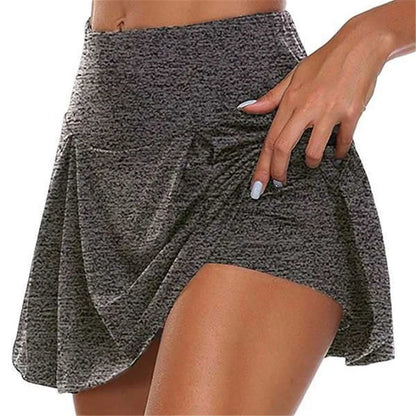 Quick-Dry High Waist Mini Skirt for Summer Fitness Activities