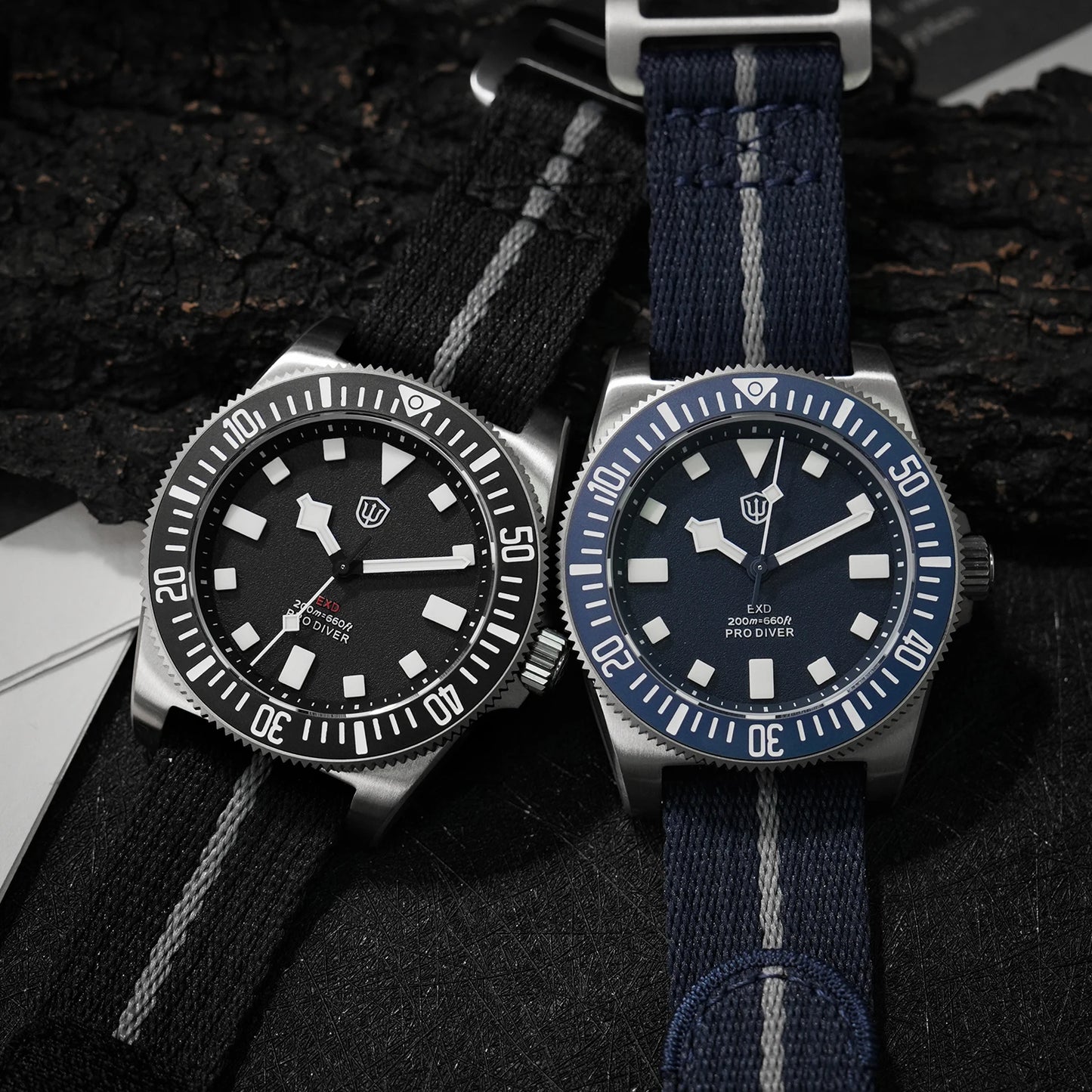 HookUpCo. Titanium Dive Watch 200M