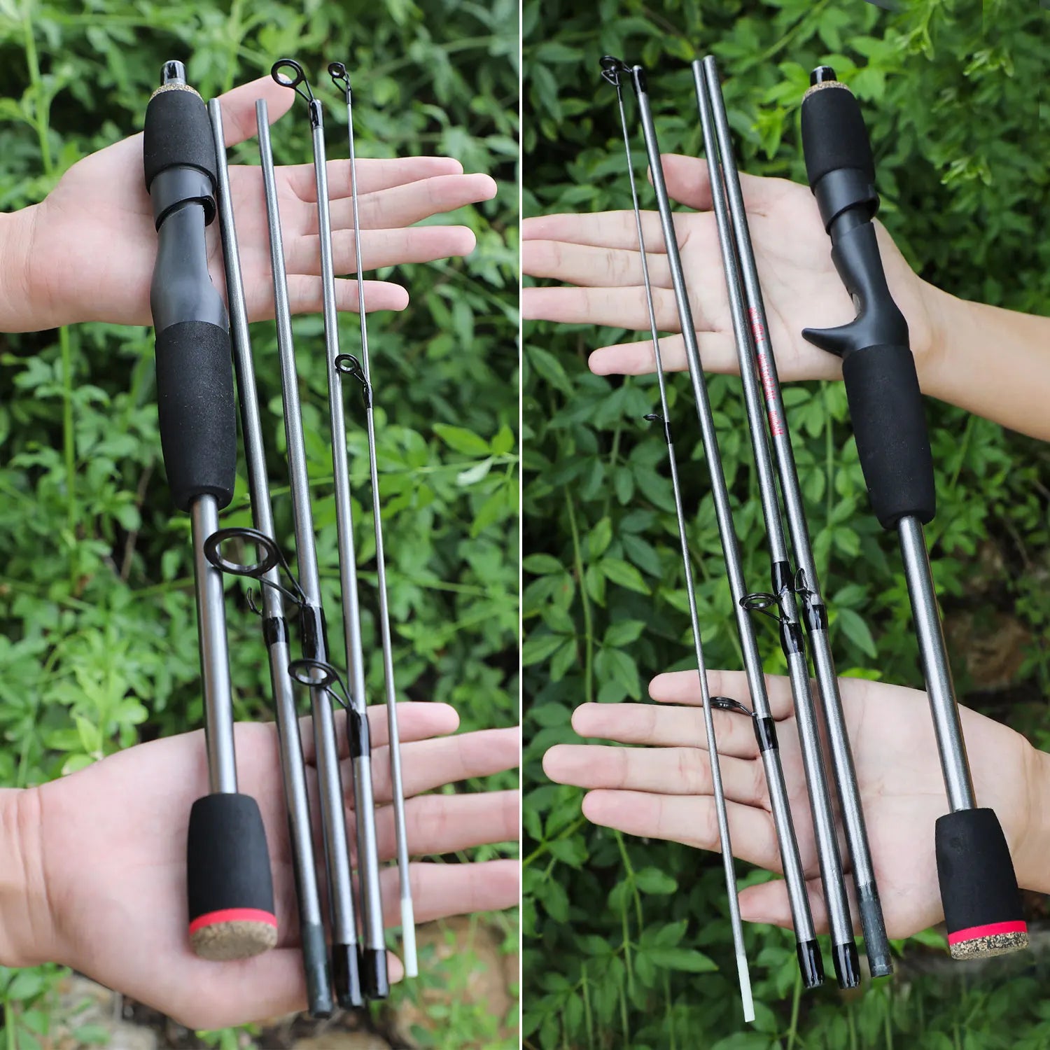 HookUpCo. 1.7m Spinning Fishing Rod for Travel - HookUpCo.