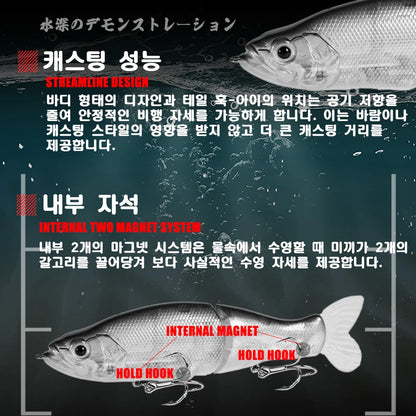 HookUpCo. Slow Sinking SwimBaits for Bass Fishing