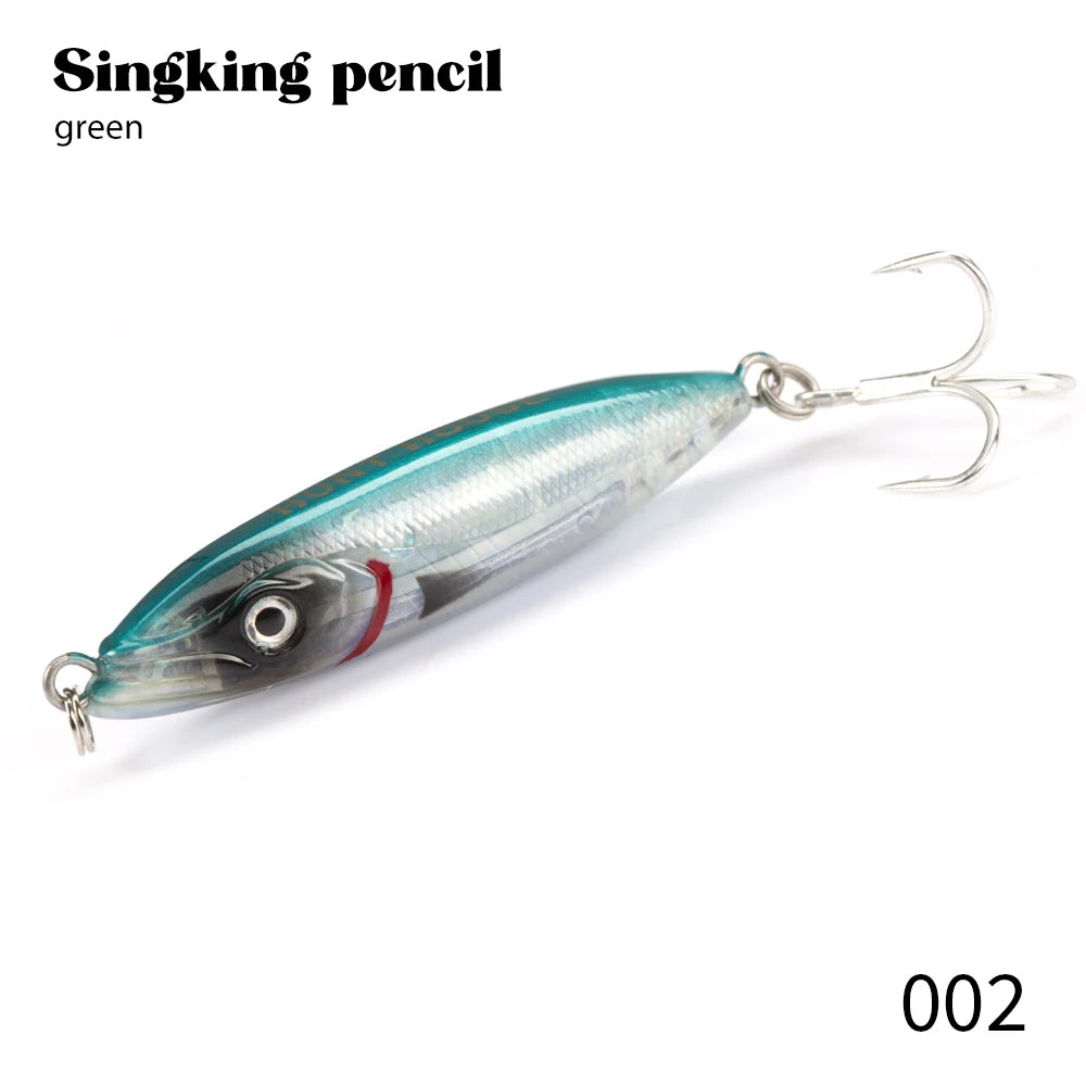 HookUpCo. Wobly Pencil Lure for Saltwater Fishing - HookUpCo.