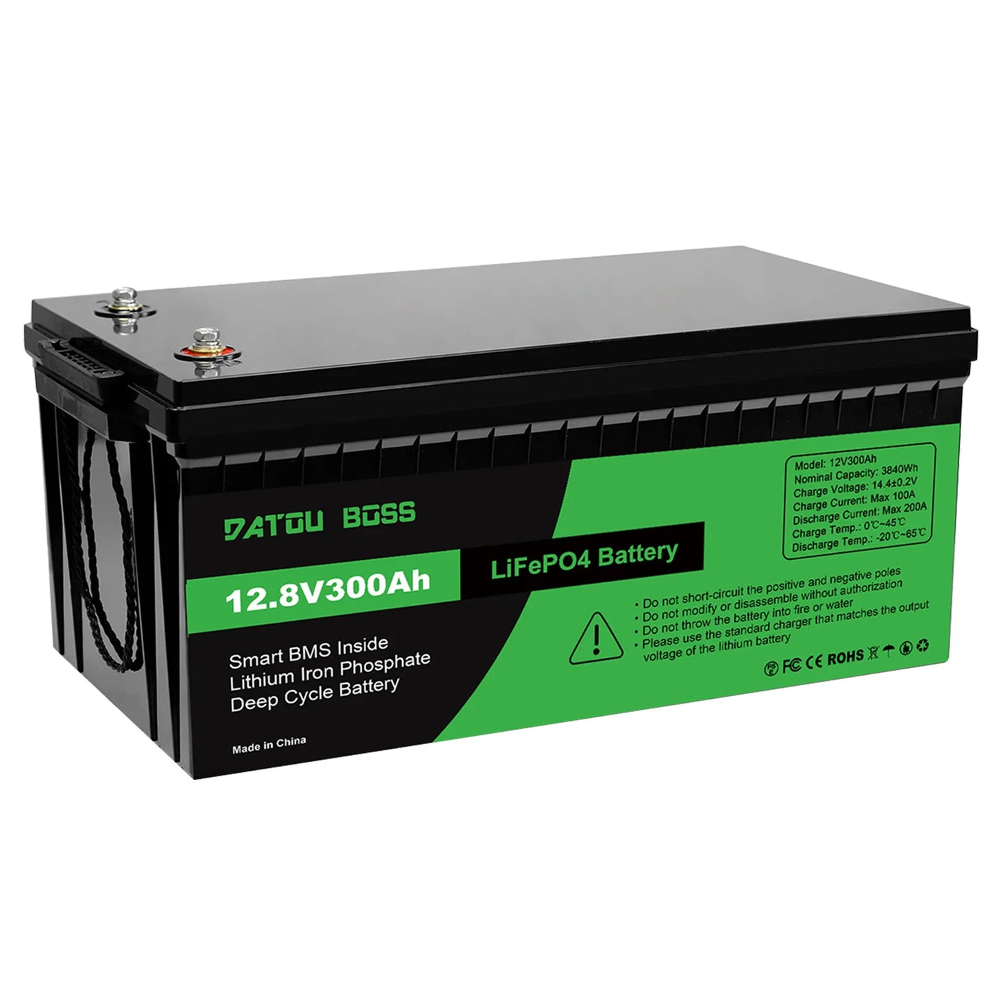 HookUpCo. LiFePO4 12V Battery for Solar Systems - HookUpCo.