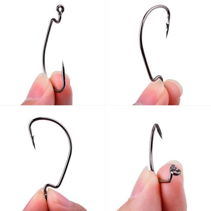 HookUpCo. 10pc Crank Hooks for Carp Fishing - HookUpCo.