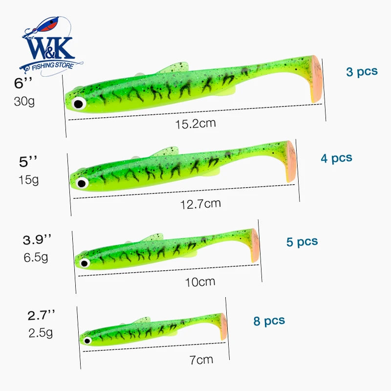 HookUpCo. 2024 Soft Bait Swimbait for Fishing