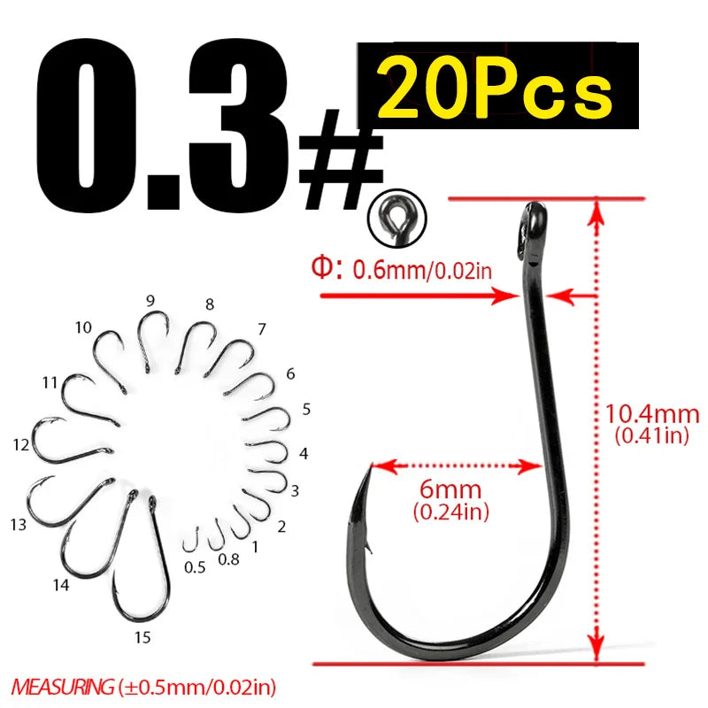 HookUpCo. Carbon Steel Circle Hooks for Fishing - HookUpCo.