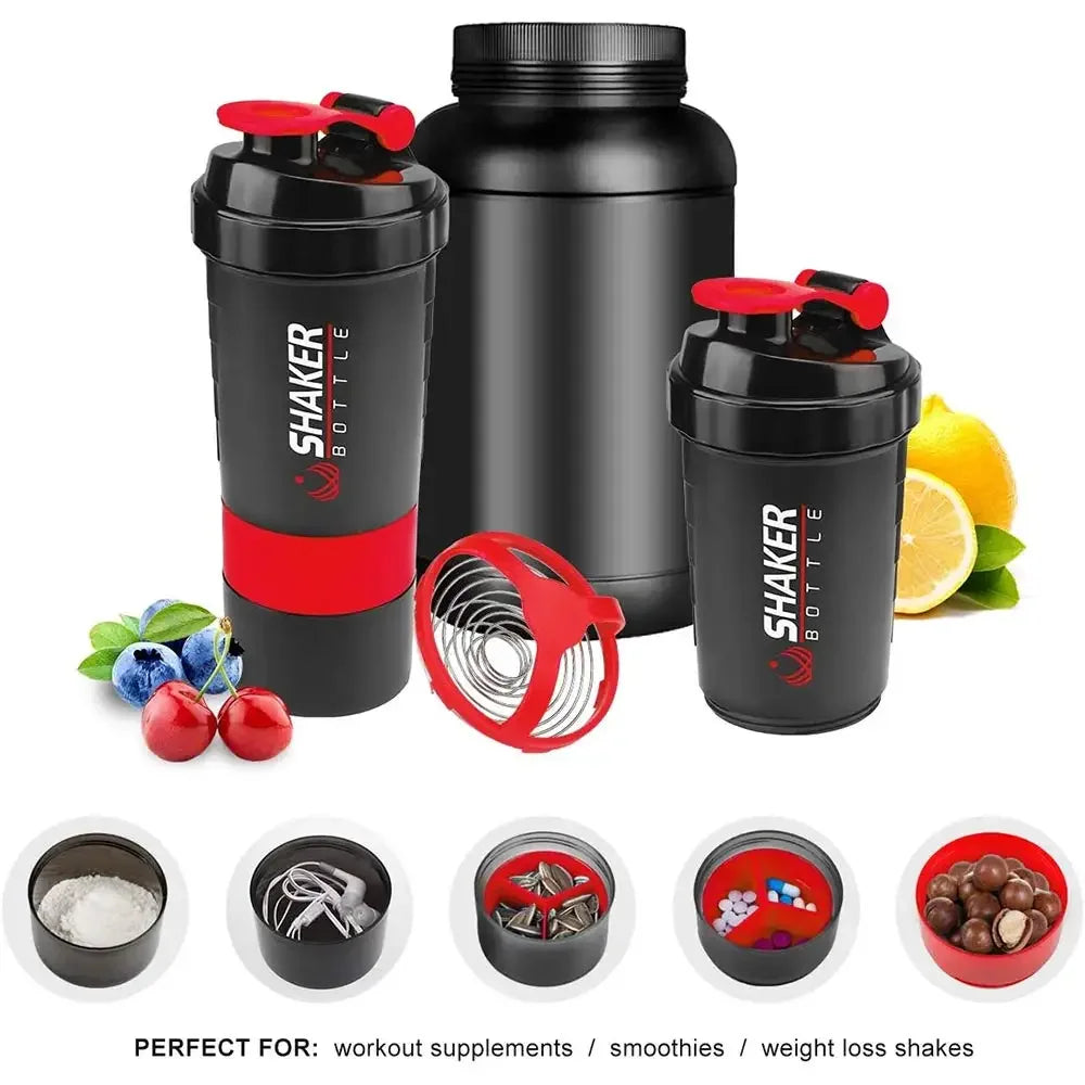 Layered Protein Shaker Bottle 500ml