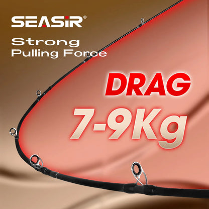 HookUpCo. Heavy Power Travel Fishing Rod 1.83M - HookUpCo.