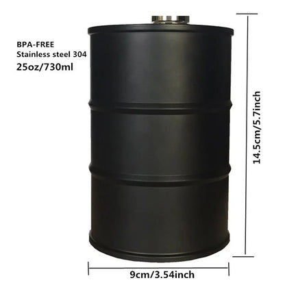 HookUpCo. Stainless Steel 25oz Water Flask