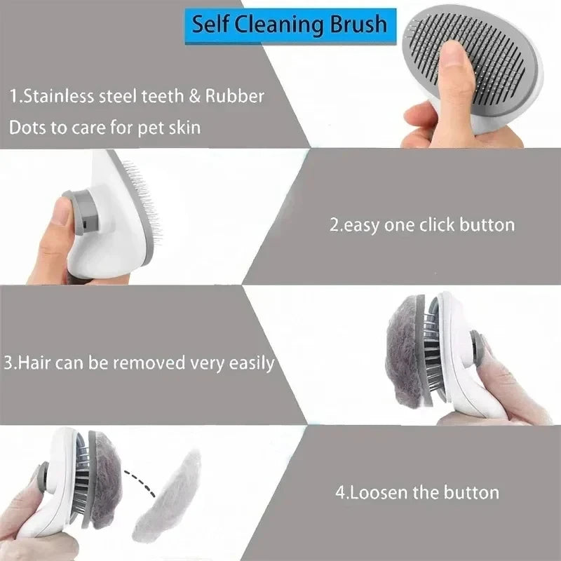 Pet Hair Remover Brush for Dogs and Cats