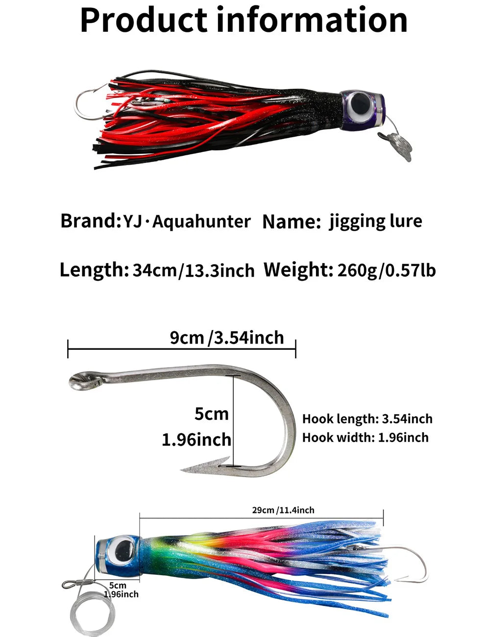 HookUpCo. 34cm Swordfish Lures for Big Game - HookUpCo.